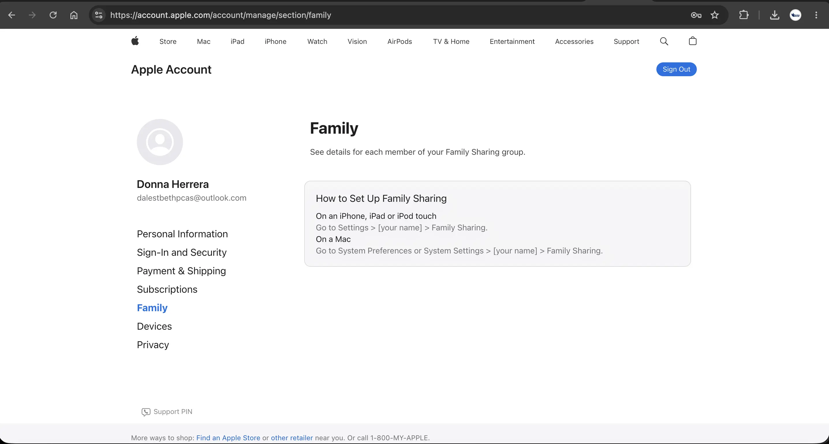 سایت account.apple.com