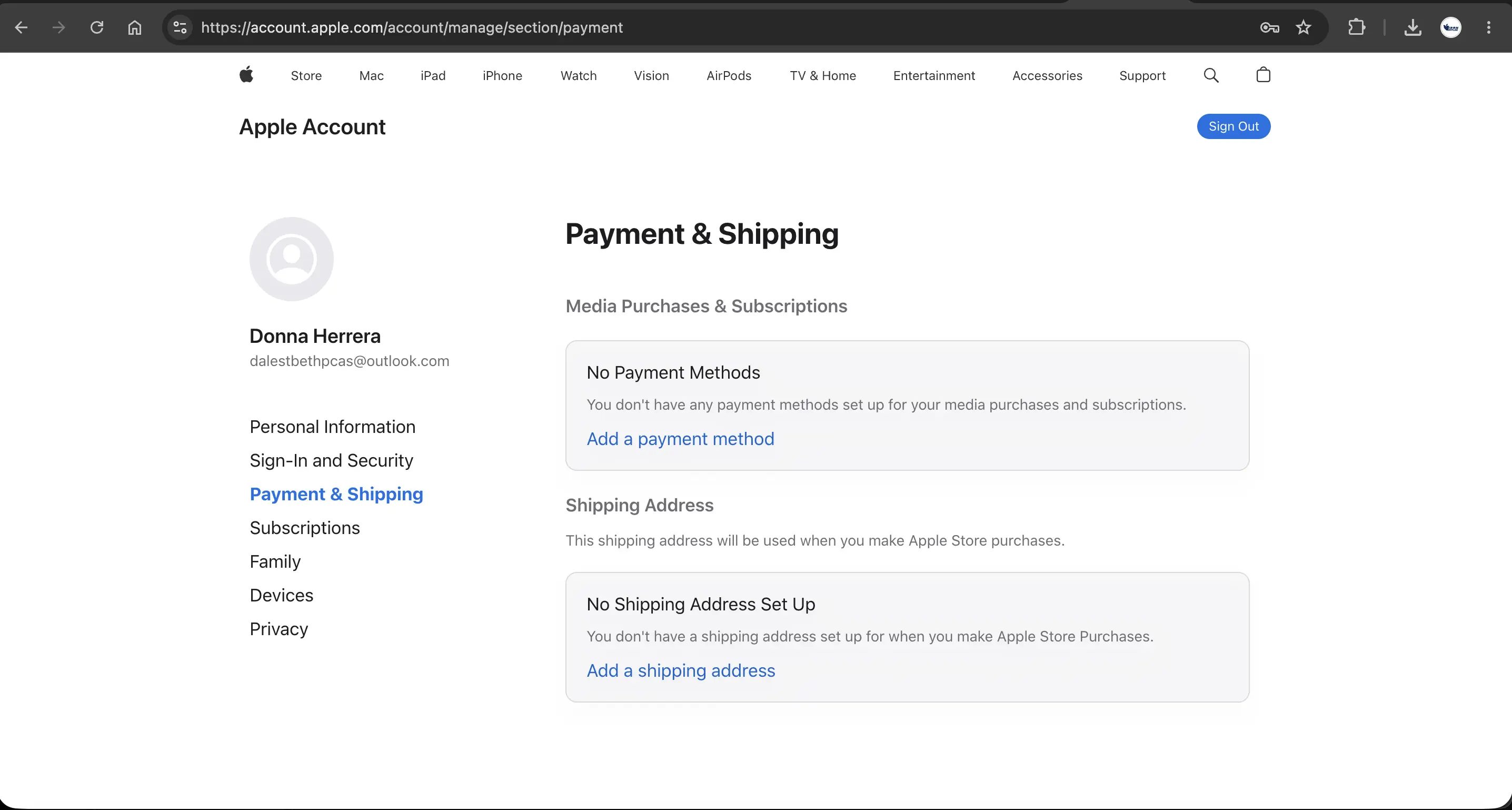 سایت account.apple.com