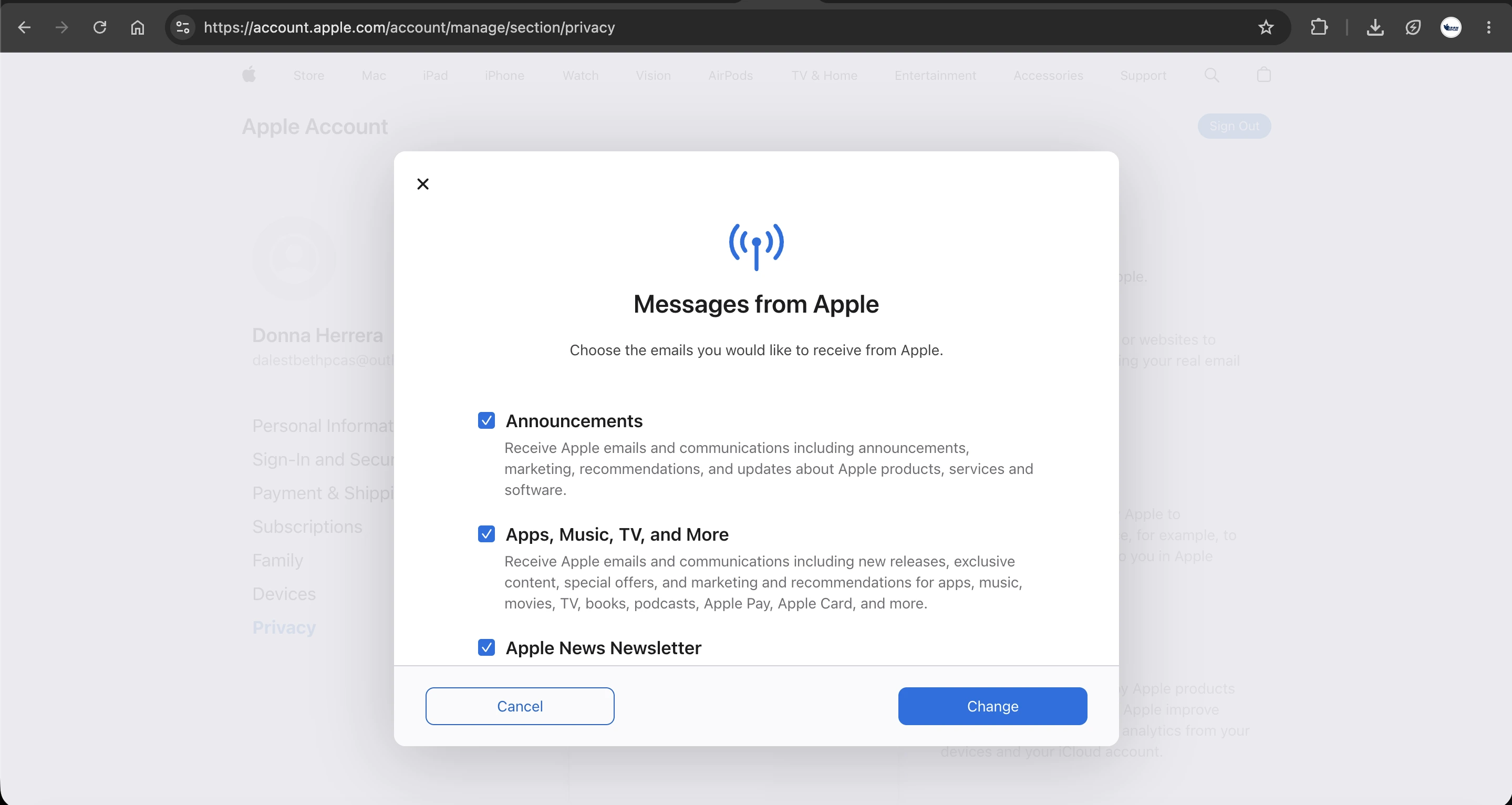 بخش iCloud Analytics در سایت مدیریت اپل آيدی