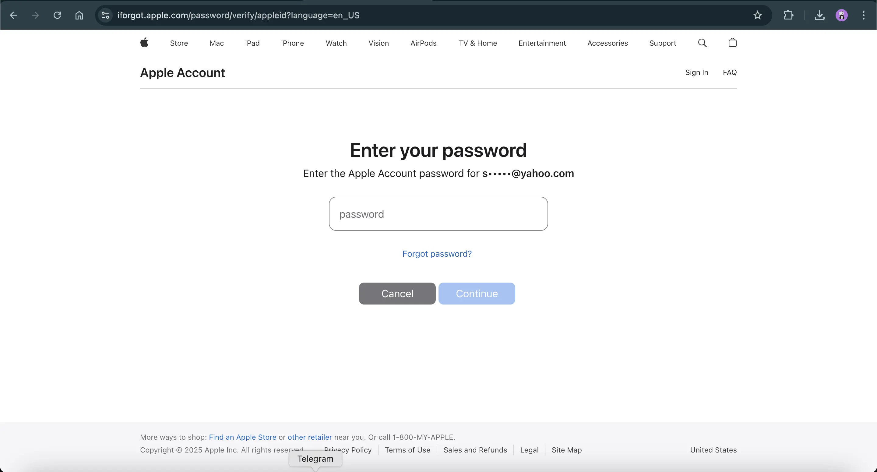iforgot.apple.com site