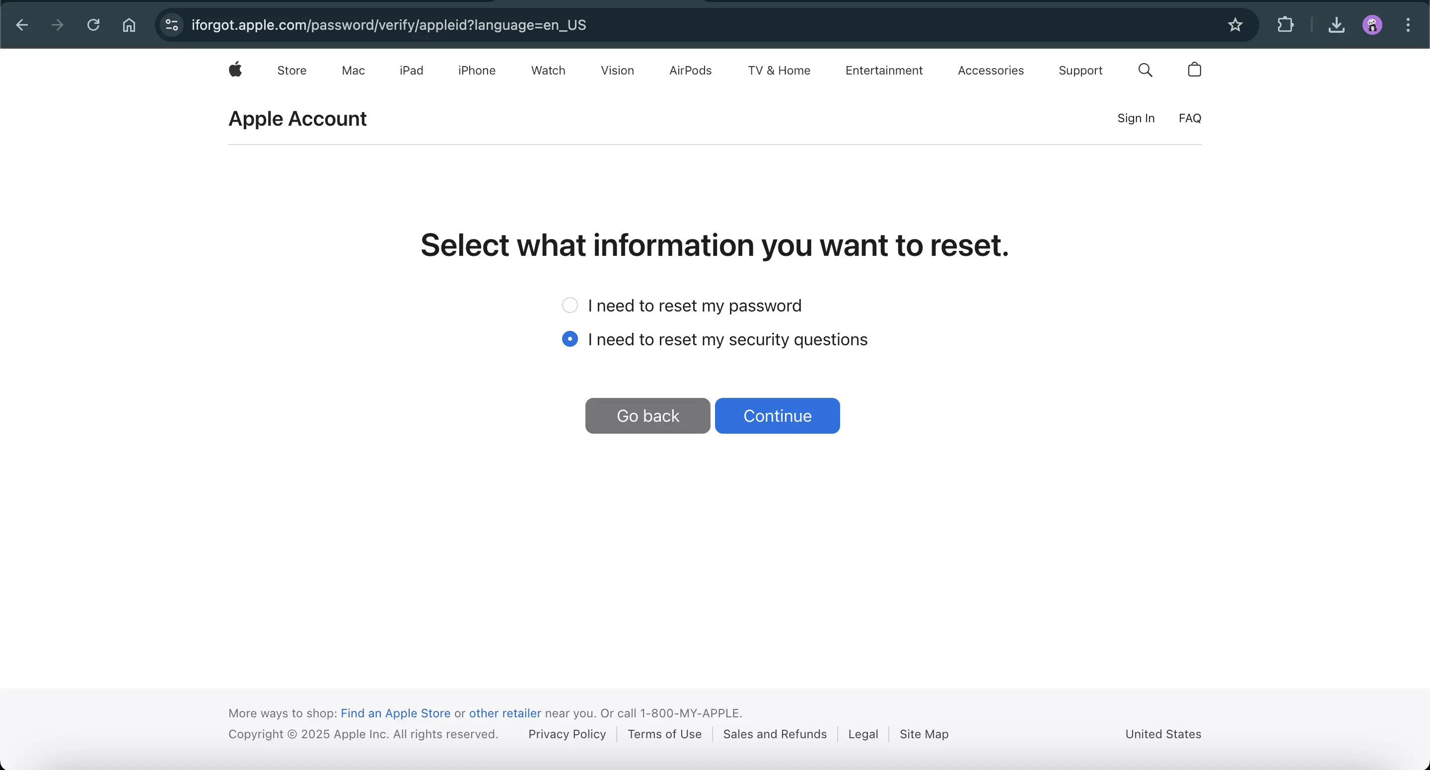 iforgot.apple.com site