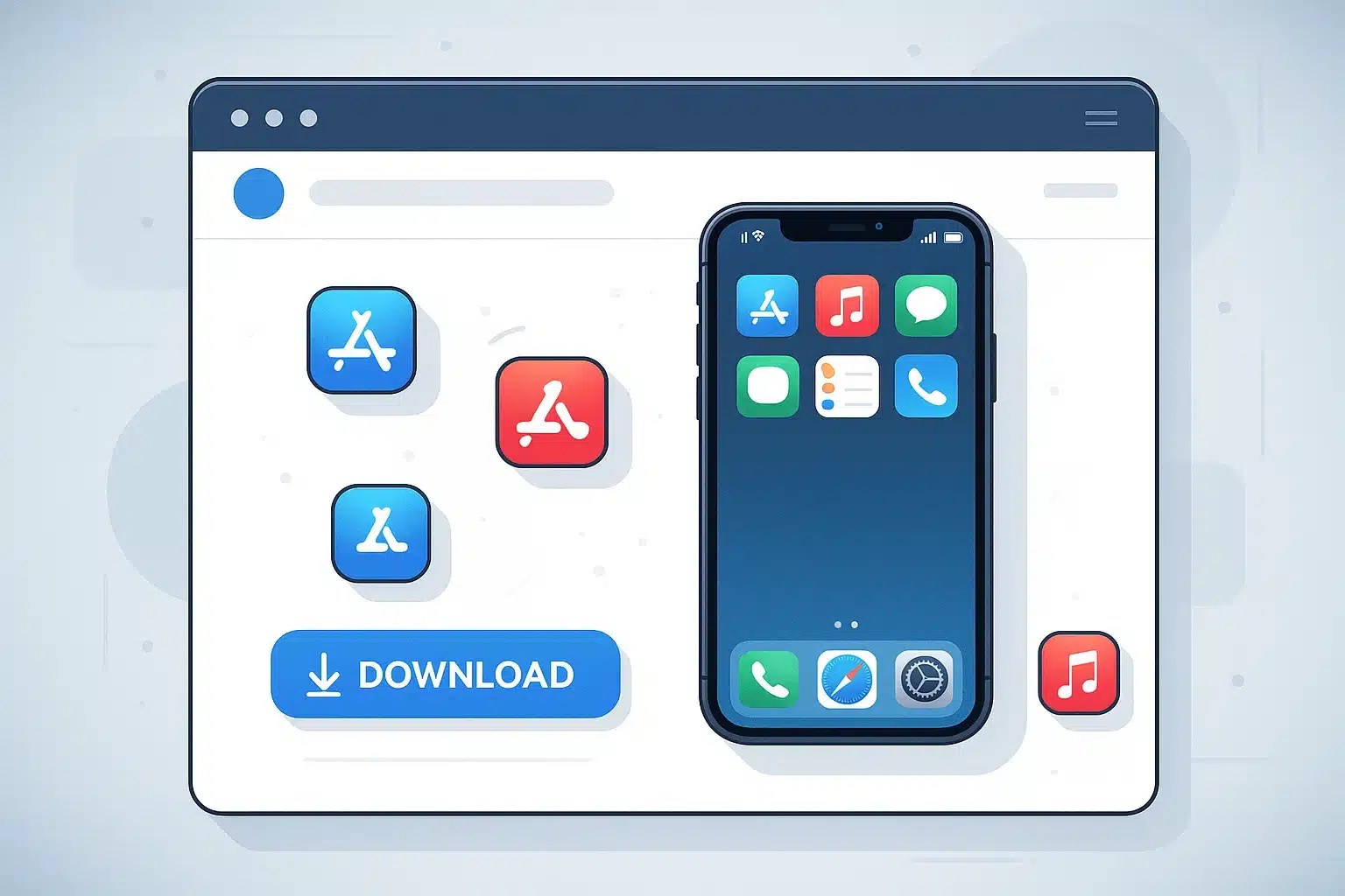 انتشار و دانلود مستقیم اپلیکیشن iOS در سایت
