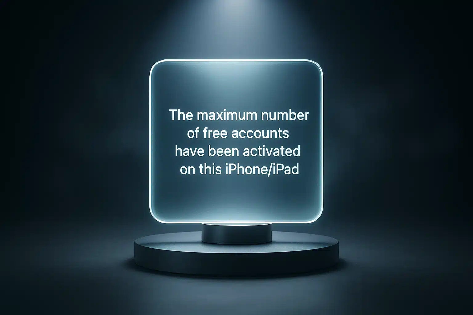 ارور maximum number اپل ايدی