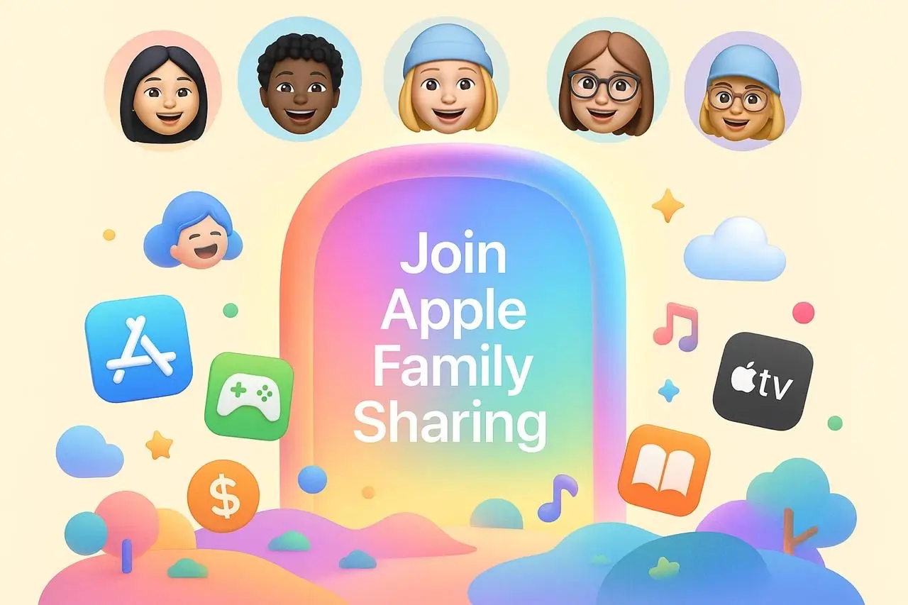 آموزش join شدن به فمیلی اپل